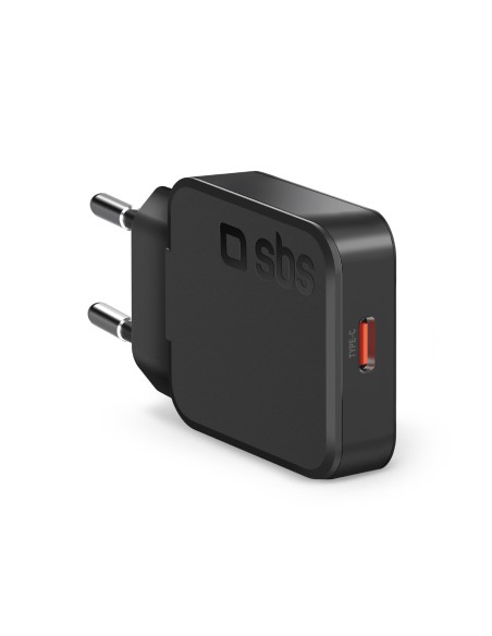 SBS TETRGAN1C20SLIM ALIM.RETE 1XUSB-C PD 20W ULTRA SLIM NERO