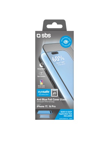 SBS TEAPPLEYESIP1763 IPHONE 17/16 PRO EYESAFE VETRO CON APPLICATORE