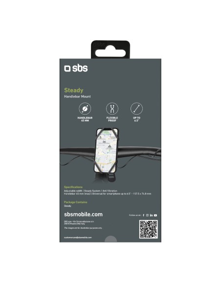 SBS TEERIDEHOLD SUPPORTO E-GO PER E-SCOOTER E BICI