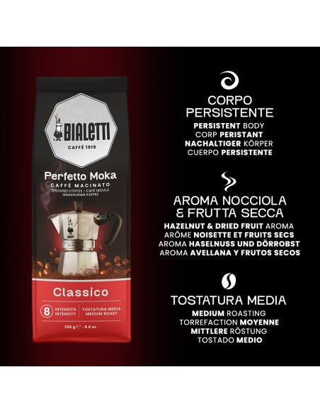 BIALETTI CAFFE' MOKA CLASSICO 250G