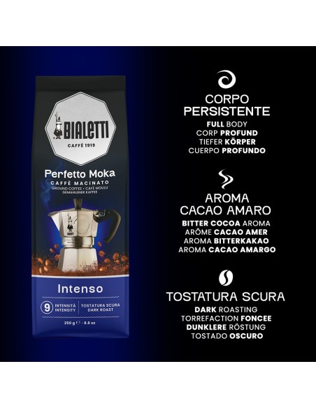 BIALETTI CAFFE' MOKA INTENSO 250G