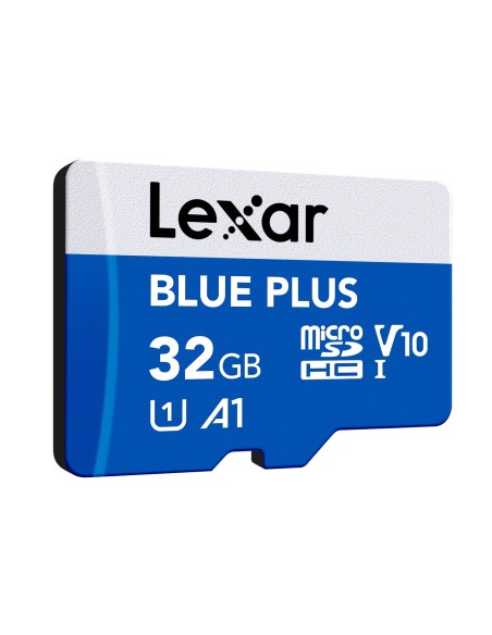 LEXAR MICROSD 32GB BLUE PLUS MOBILE L/S 100MB/S - 45MB/S ADATT.SD
