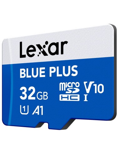 LEXAR MICROSD 32GB BLUE PLUS MOBILE L/S 100MB/S - 45MB/S ADATT.SD