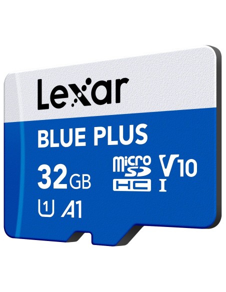 LEXAR MICROSD 32GB BLUE PLUS MOBILE L/S 100MB/S - 45MB/S ADATT.SD