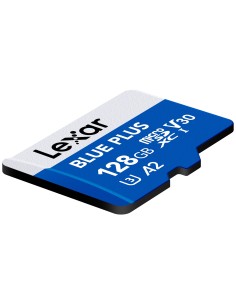 LEXAR MICROSD 128GB BLUE PLUS MOBILE L/S 170MB/S - 70MB/S ADATT.SD 2