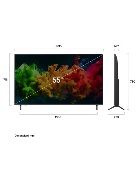 LG 55QNED80B6B TVC 55" MINILED     4K SMART TVSAT 60HZ ALPHA 7