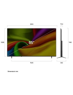 LG 85NU900B6 TVC 85" 4K SMART      TVSAT TELECOMANDO PUNTATORE 2