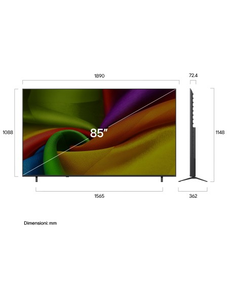 LG 85NU900B6 TVC 85" 4K SMART      TVSAT TELECOMANDO PUNTATORE