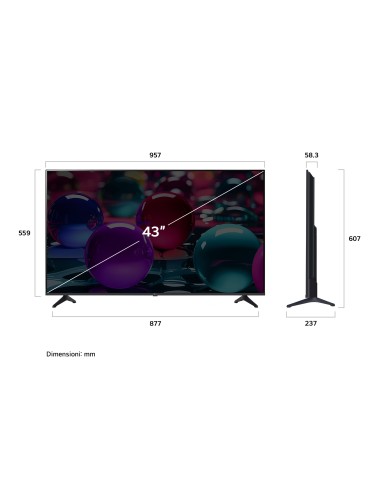 LG 43UA73006 TVC 43" 4K SMART TVSAT