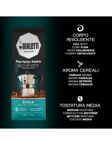 BIALETTI CAFFE' MOKA DEKA 250G