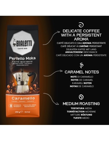 BIALETTI CAFFE' MOKA CARAMELLO 250G