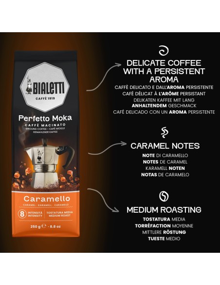 BIALETTI CAFFE' MOKA CARAMELLO 250G