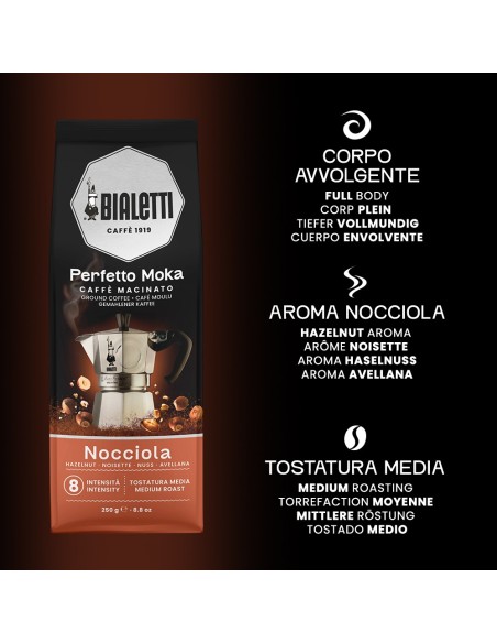BIALETTI CAFFE' MOKA NOCCIOLA 250G