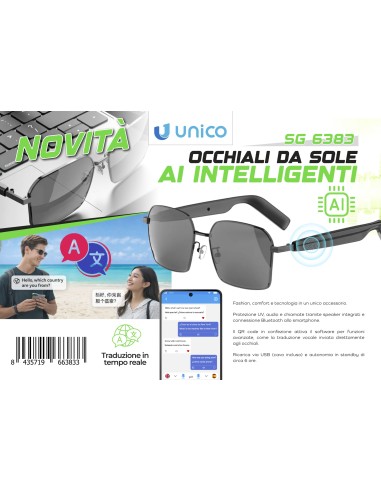 KARMA SG 6383 OCCHIALI SMART DA SOLE AI