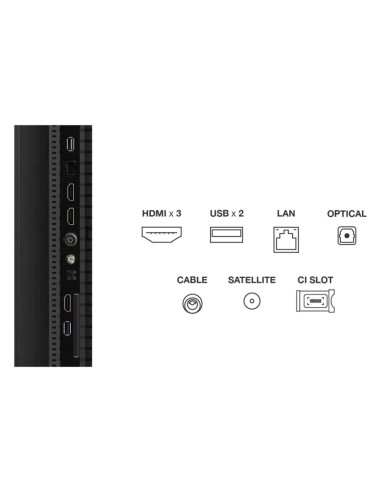 TCL 50T69C TVC 50" 4K QLED GOOGLE  TVSAT/AUDIO ONKYO