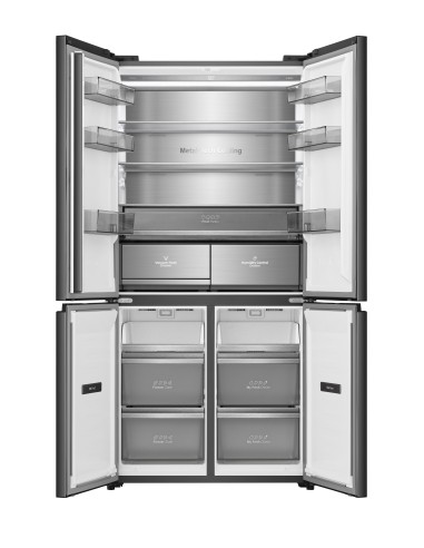 HISENSE RQ768N4GBE FRIGO 4 PORTE E NF NERO 591LT H190 L91,1 P60