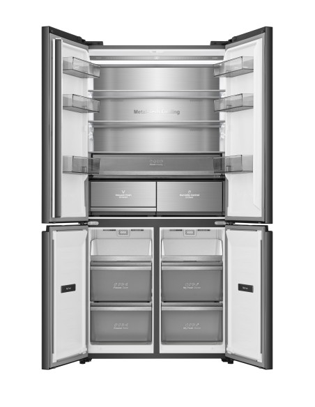 HISENSE RQ768N4GBE FRIGO 4 PORTE E NF NERO 591LT H190 L91,1 P60