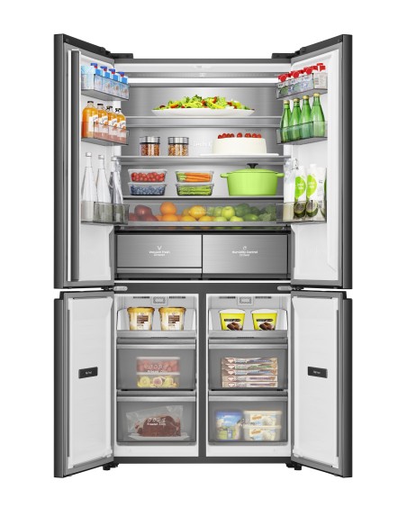 HISENSE RQ768N4GBE FRIGO 4 PORTE E NF NERO 591LT H190 L91,1 P60