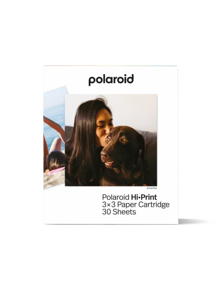 POLAROID HI PRINT 3X3 30 FOTO PELLICOLE 76MM X 76MM DORSO ADESIVO