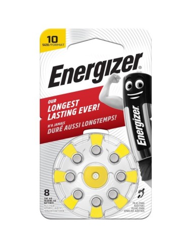 ENERGIZER ZINCAIR HA10 X8 PILE PER APPARECCHI ACUSTICI