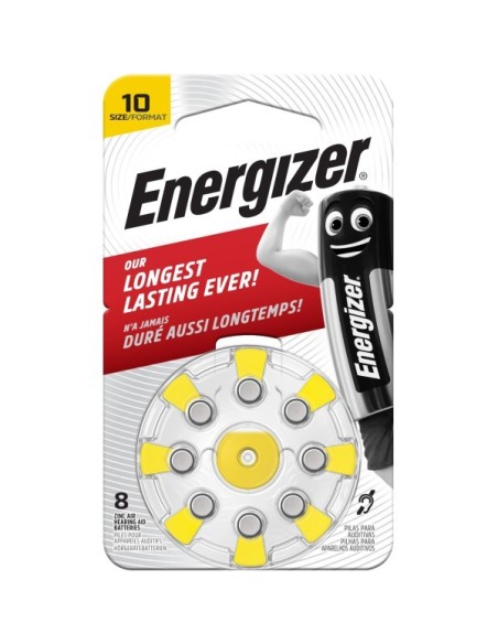 ENERGIZER ZINCAIR HA10 X8 PILE PER APPARECCHI ACUSTICI