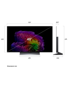 LG 48G66ELS TVC 48" OLED 4K SMART  TVSAT ALFA11 DOLBY VISION CON BASE 2