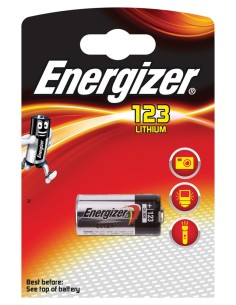 ENERGIZER PHOTO LITHIUM 123 X1 PILE