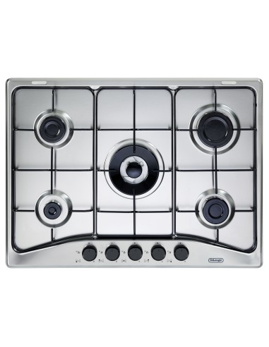 DE_LONGHI FFA57ASV PIANO COTTURA 75CM INOX 5F+1TC