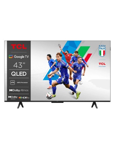 TCL 43T69C TVC 43" 4K QLED GOOGLE  TVSAT/AUDIO ONKYO