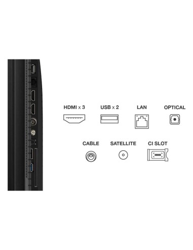 TCL 43T69C TVC 43" 4K QLED GOOGLE  TVSAT/AUDIO ONKYO