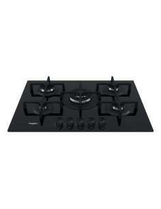WHIRLPOOL GOA7523/NB1 PIANO COTTURA75CM 4F+1TC VETRONERO GRIGLIE GHISA