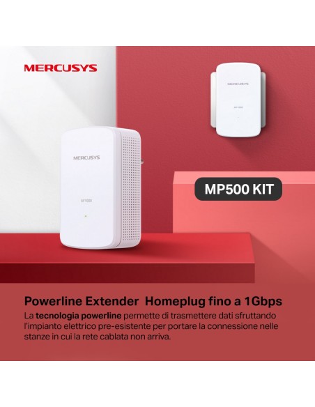 MERCUSYS MP500 KIT AV1000 GIGABIT POWERLINE