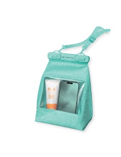 SBS CMWATERSACBAGAQG SACCA IMPERMEABILE 2L CON TRACOLLA ACQUA VERDE 2