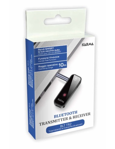 KARMA BLT TR2 RICEVITORE/TRASMETTITORE BLUETOOTH 5.4 USB-C JACK 3,5"