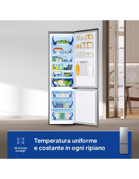 SAMSUNG RB38C600CS9 COMB. C NF 390 LT INOX H203 L59,5 P65,8 WIFI