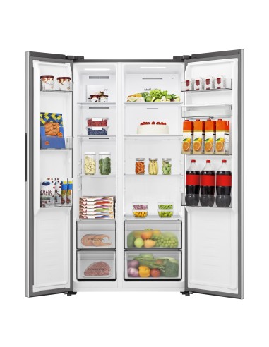 HISENSE MS91558DEI FRIGO SBS E 541 LT NF INOX H178,6 L91,1 P61,5 DISP.