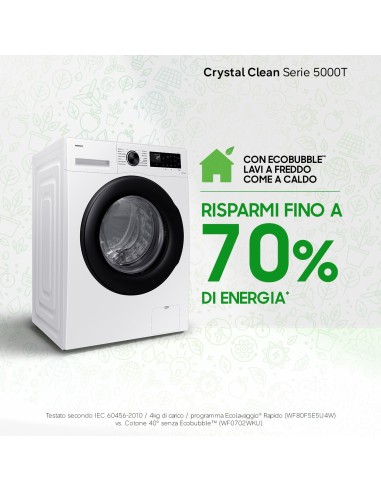 SAMSUNG WW90CGC04DAE LVB A-10% 9KG 1400G VAPORE IGIEN. WIFI LED TOUCH