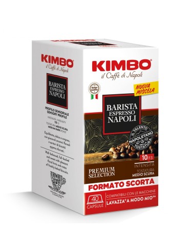 KIMBO 014235 BAR. ESP. NAPOLI 40 PZ. COMP. A MODO MIO