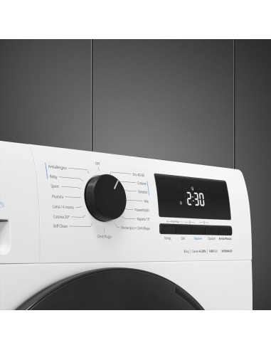 SMEG W3C084A20 LVB 8KG 1400G A-20% INVERTER VAPORE