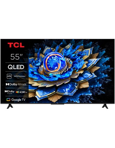 TCL 55T69C TVC 55" 4K QLED GOOGLE  TVSAT/AUDIO ONKYO + SUBWOOFER
