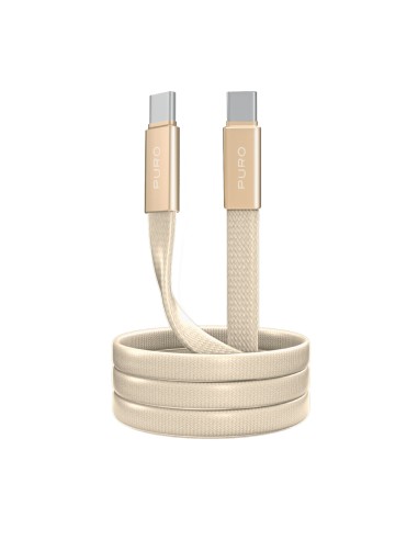 SBS PUCCC60WSLIM1MTR CAVO SLIM USB-C/USB-C 60W 1MT ORO
