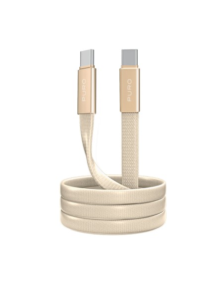 SBS PUCCC60WSLIM1MTR CAVO SLIM USB-C/USB-C 60W 1MT ORO