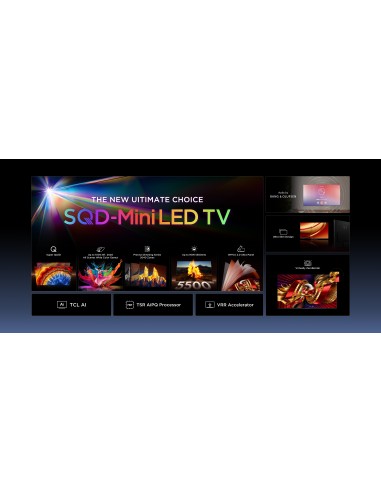 TCL 65C8L TVC 65"QLED MINILED SQD  144HZ  GOOGLE SAT/AUDIO B&O