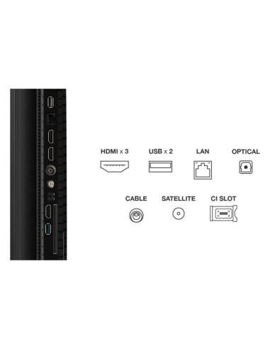 TCL 65T69C TVC 65" 4K QLED GOOGLE  TVSAT/AUDIO ONKYO + SUBWOOFER