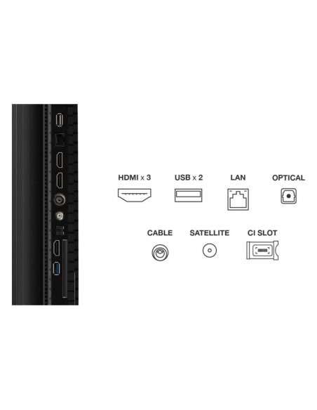 TCL 65T69C TVC 65" 4K QLED GOOGLE  TVSAT/AUDIO ONKYO + SUBWOOFER