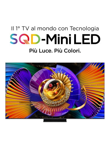 TCL 75C7L TVC 75"QLED MINILED SQD  144 HZ GOOGLE AUDIO B&O DOPPIO SUB