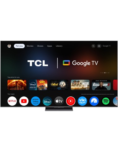 TCL 75C8L TVC 75"QLED MINILED SQD  144 HZ GOOGLE AUDIO B&O DOPPIO SUB
