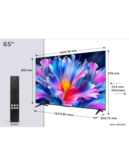TCL 65P6L TVC 65" 4K GOOGLE SAT