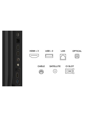 TCL 85T69C TVC 85" 4K QLED GOOGLE  TVSAT/AUDIO ONKYO + SUBWOOFER