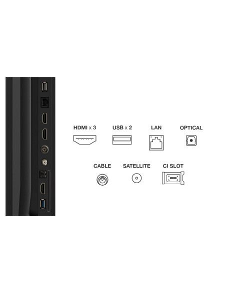 TCL 85T69C TVC 85" 4K QLED GOOGLE  TVSAT/AUDIO ONKYO + SUBWOOFER